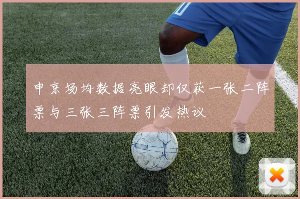 申京场均数据亮眼却仅获一张二阵票与三张三阵票引发热议